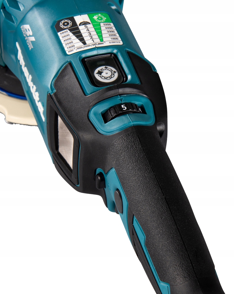 MAKITA DPO600RTE AKUMULATOROWA POLERKA MIMOŚRODOWA 18V 150mm Waga urządzenia 3.6 kg