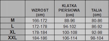 BIELIZNA TERMOAKTYWNA KOMPLET TACTICAL XL Rozmiar XL