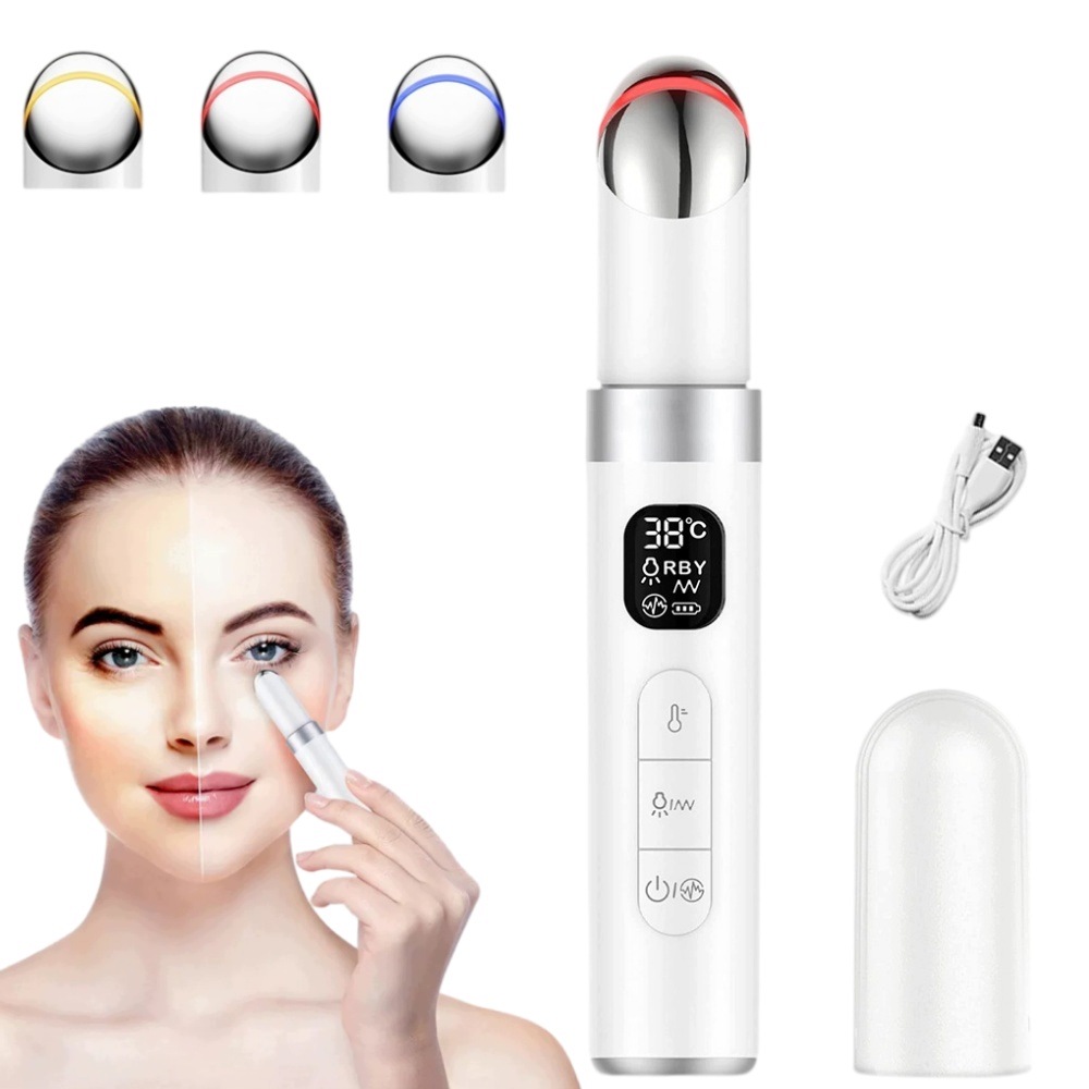 Masážní Přístroj Na Obličej Očí A Úst Fototerapie Led Vibrace Ems Beauty