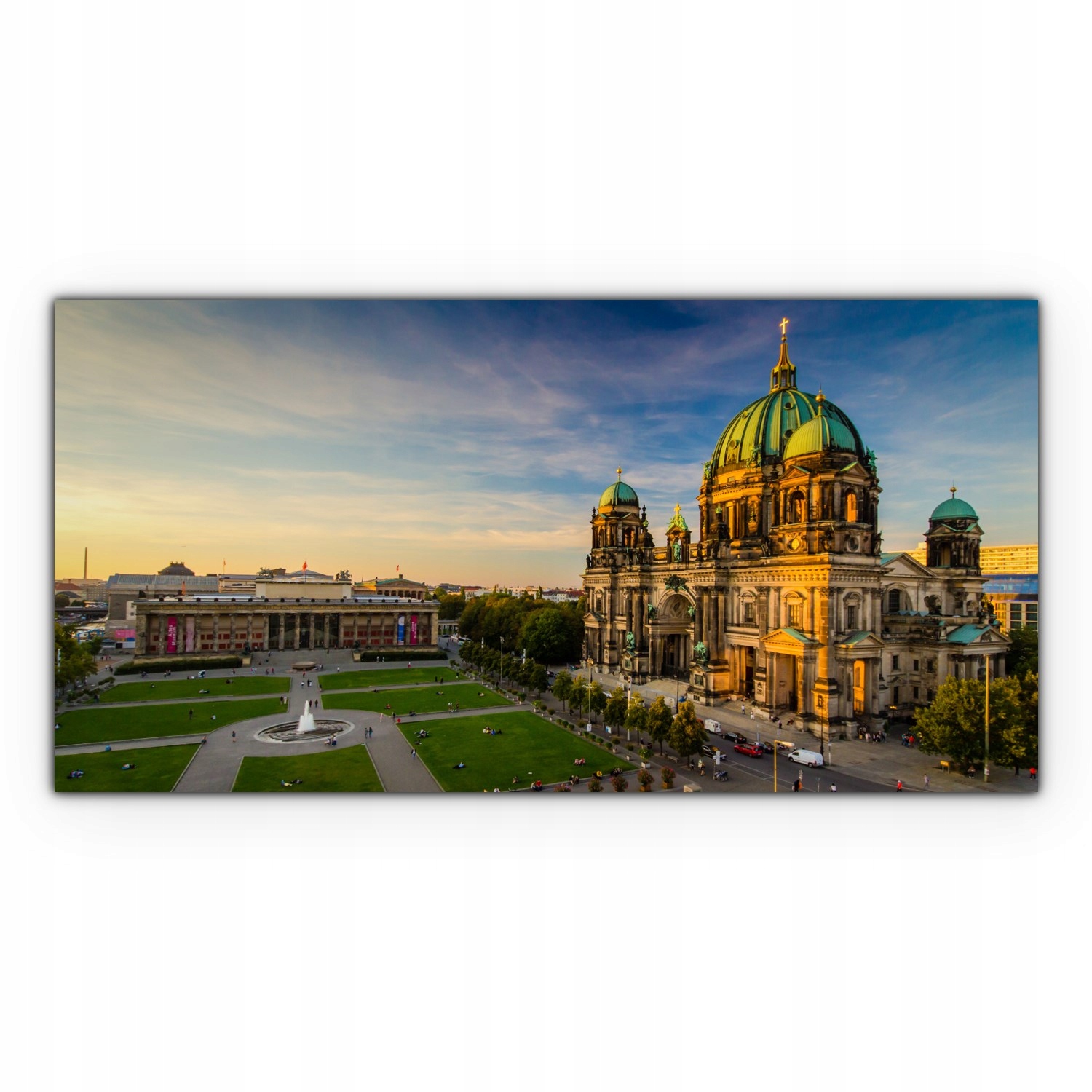 

Fotoobraz na płótnie 140x70 Berlin Zachód Słońca