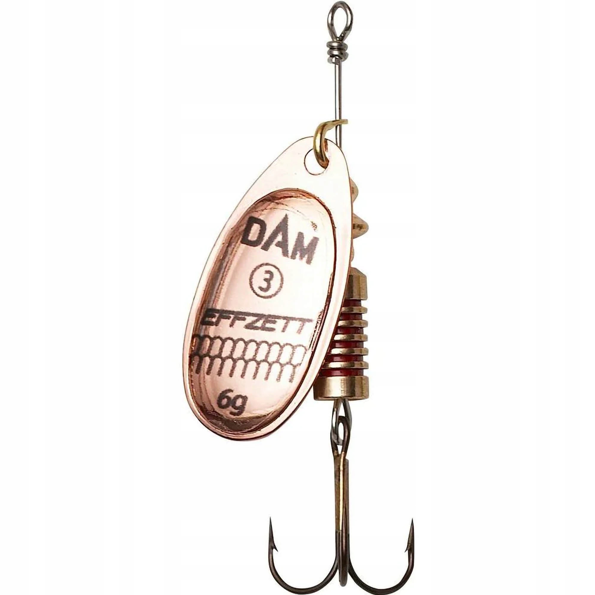 Błystka Obrotowa Dam Standard Spinner 3 6g Sinking Copper