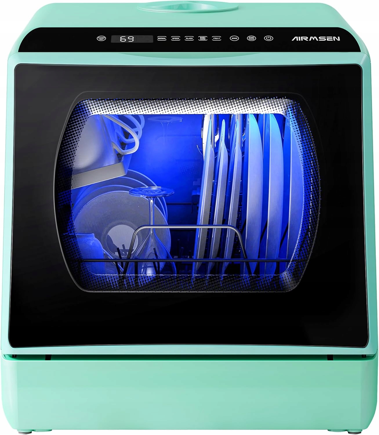 Zmywarka Stołowa Airmsen 4 Kpl 75°C Dual Woda Suszenie 72H