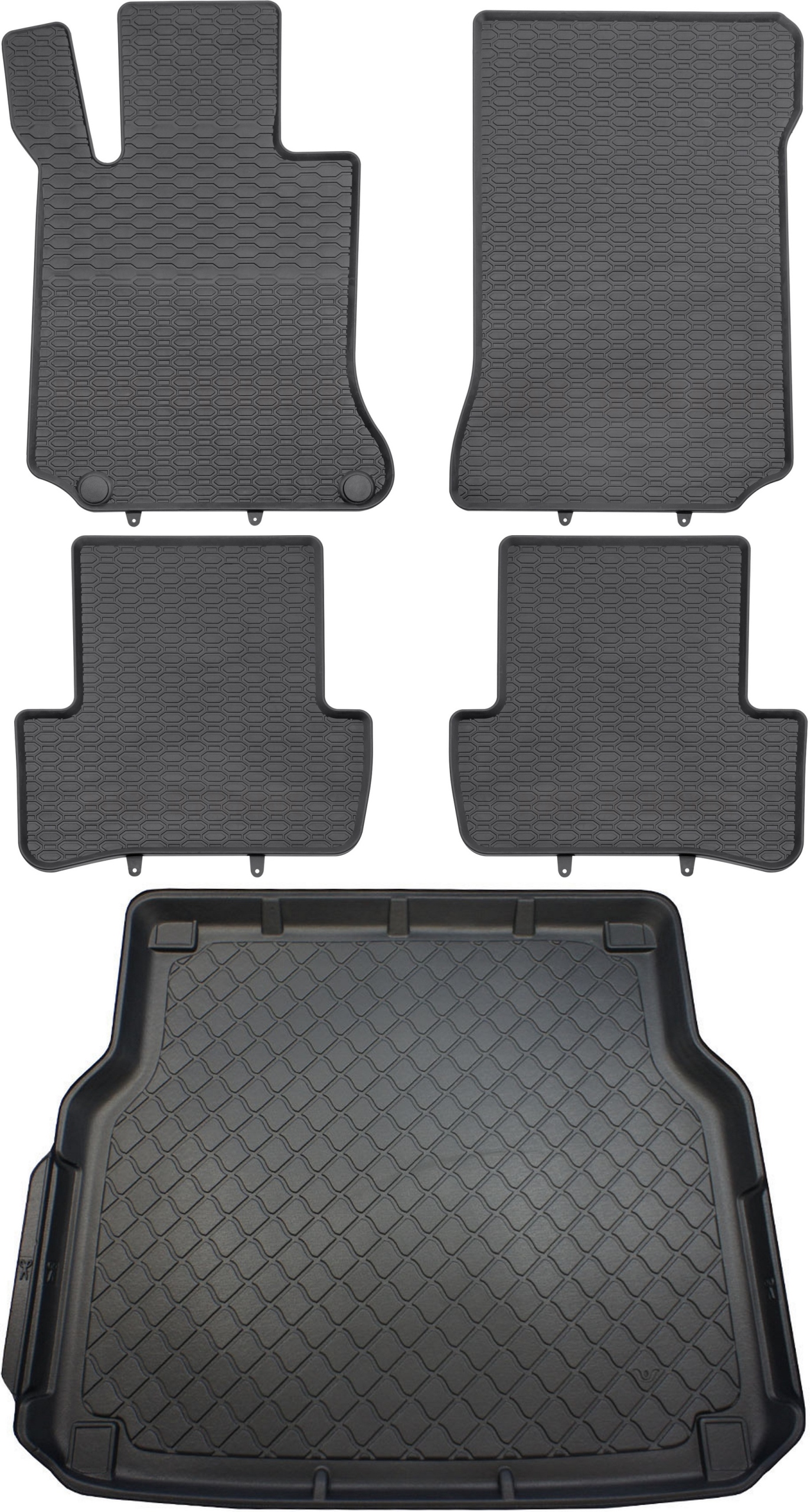 Mercedes C-Klasa W204 Kombi 07-14 Koberce s rohožou