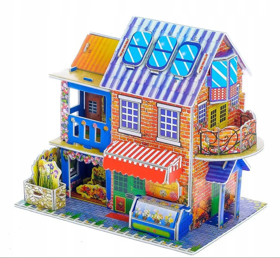 Puzzle 3D kwiaciarnia Kod producenta LX-350