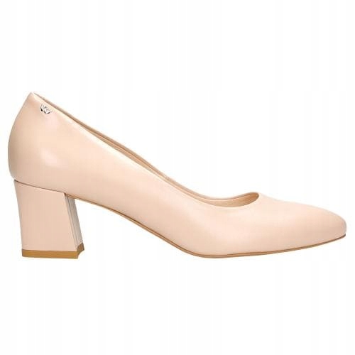 

Buty Wojas Czółenka damskie skóra beżowe r. 42