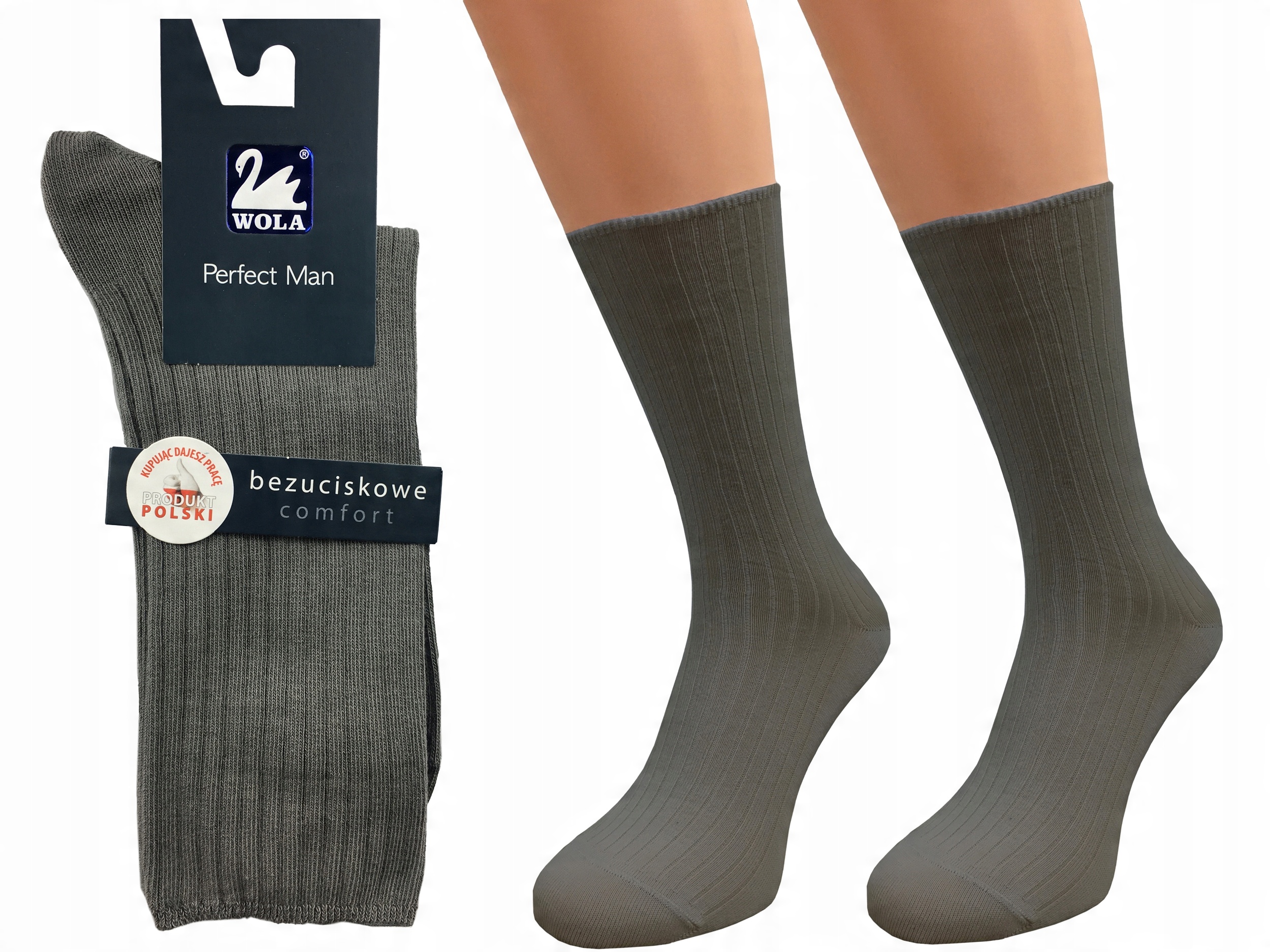 

Wola skarpetki Comfort, bawełna, titan G60, 39-41