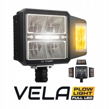 Univerzální pluhová lampa Skyled Vela, Full Led 9-36V