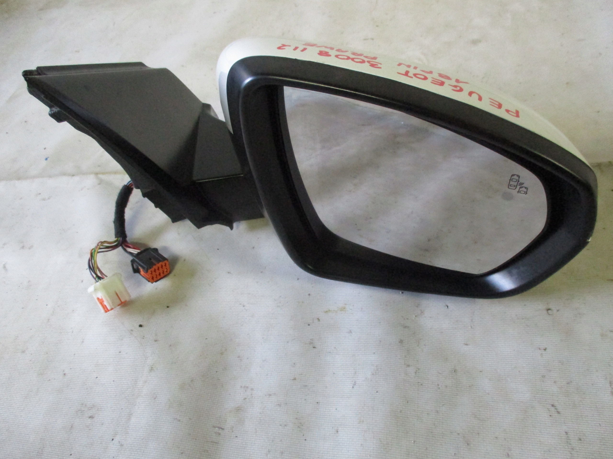 mirror right Peugeot 3008 II 2 18 PIN