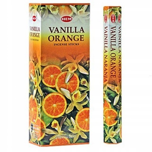 

Kadzidełka Hem Vanilla Orange 8sztuk
