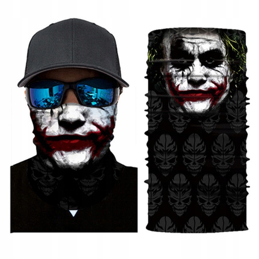 CHUSTA JOKER KLAUN MASKA MASECZKA BANDANA KOMIN