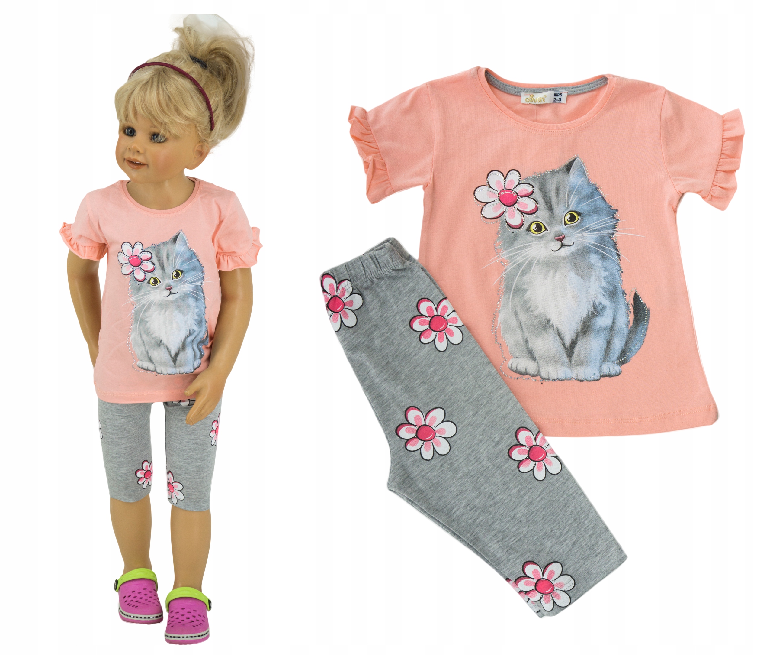 

Komplet bluzka + legginsy P0237 rozmiar 110