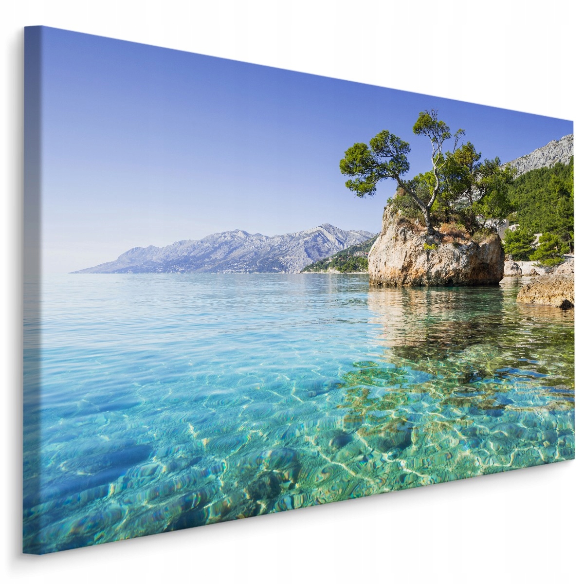 

Obraz do salonu morze w Chorwacji widok 3D 70x50