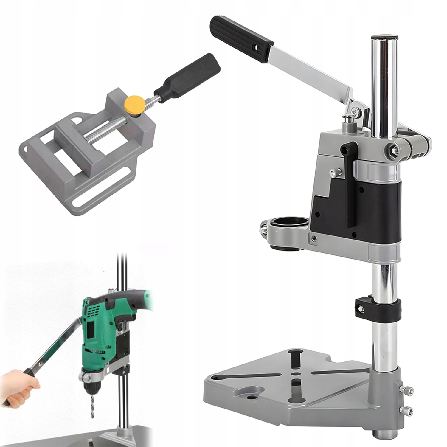 Stojan Stativ Vrtačky Hloubka Vrtání 60 mm S Plochými Kleštěmi