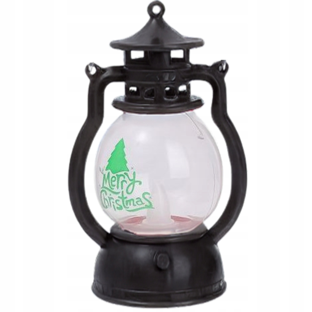 LAMPION LED 12,6 CM MERRY CHRISTMAS ŚWIECZNIK DEKORACJA OZDOBA LATARENKA