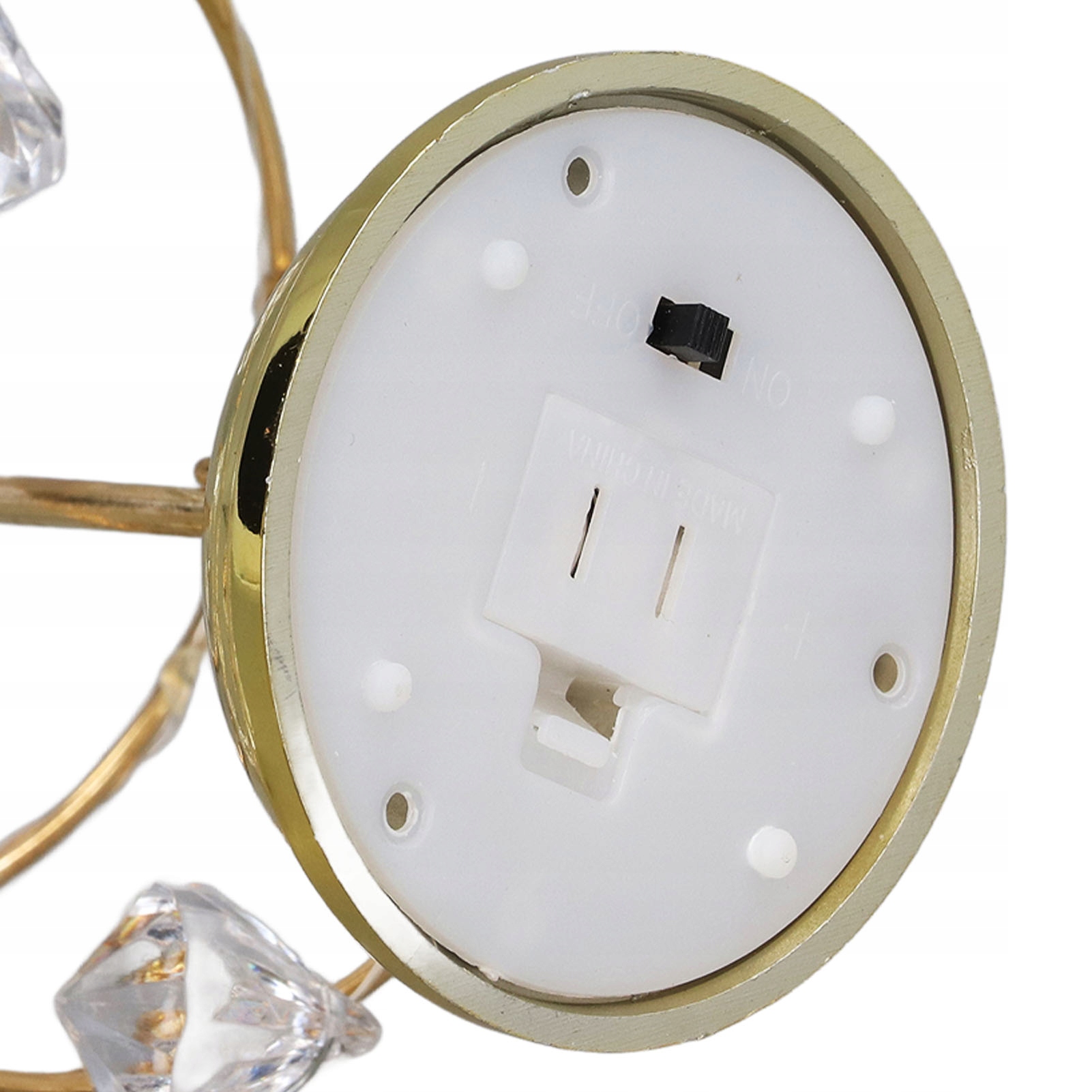 OZDOBA LED ŚWIECĄCA CHOINKA DEKORACYJNA 19x9 CM Szerokość produktu 9 cm