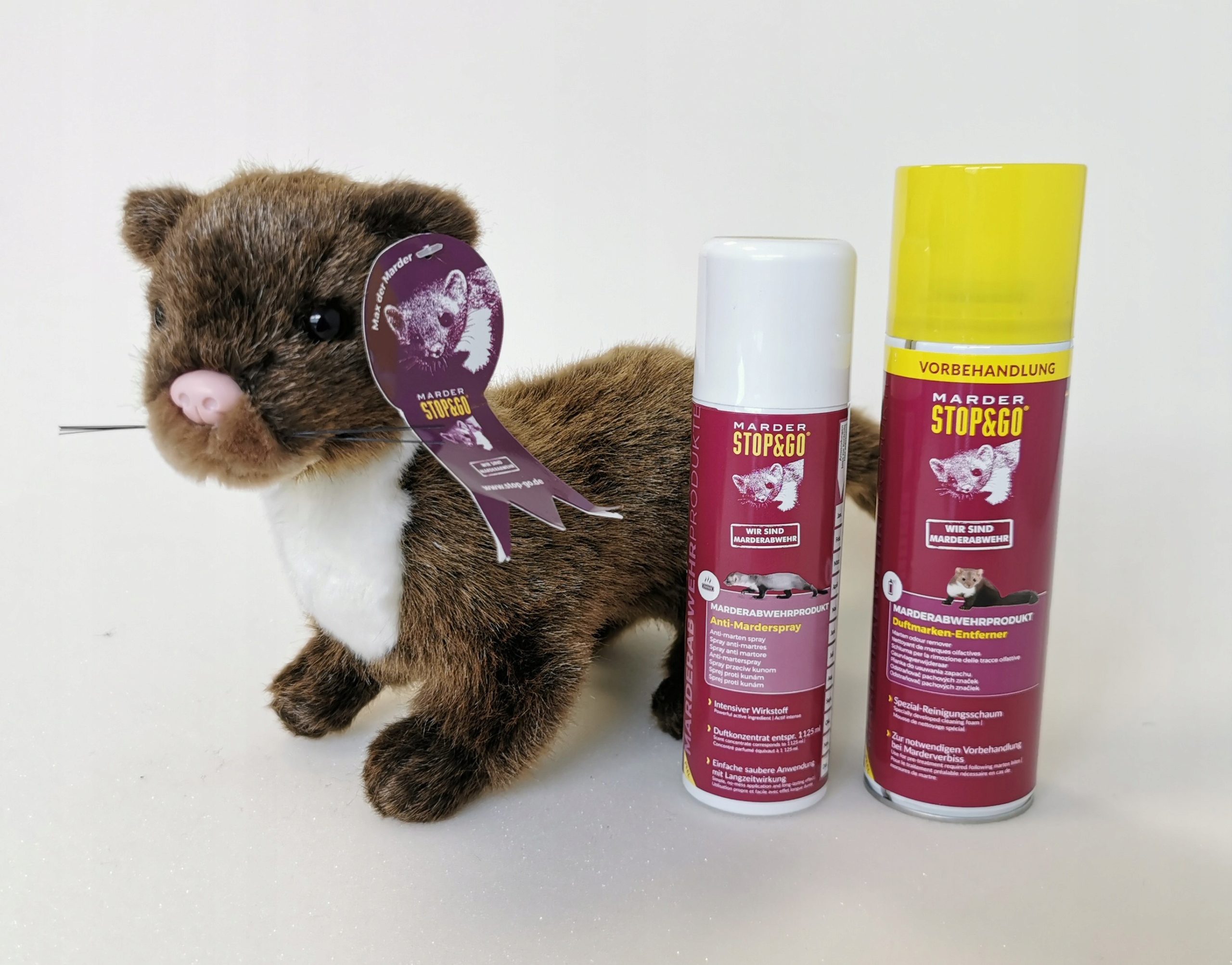 SKUTECZNY ZESTAW ODSTRASZACZ przed KUNAMI STOP&GO SPRAY NA 2 LATA OCHRONY!!