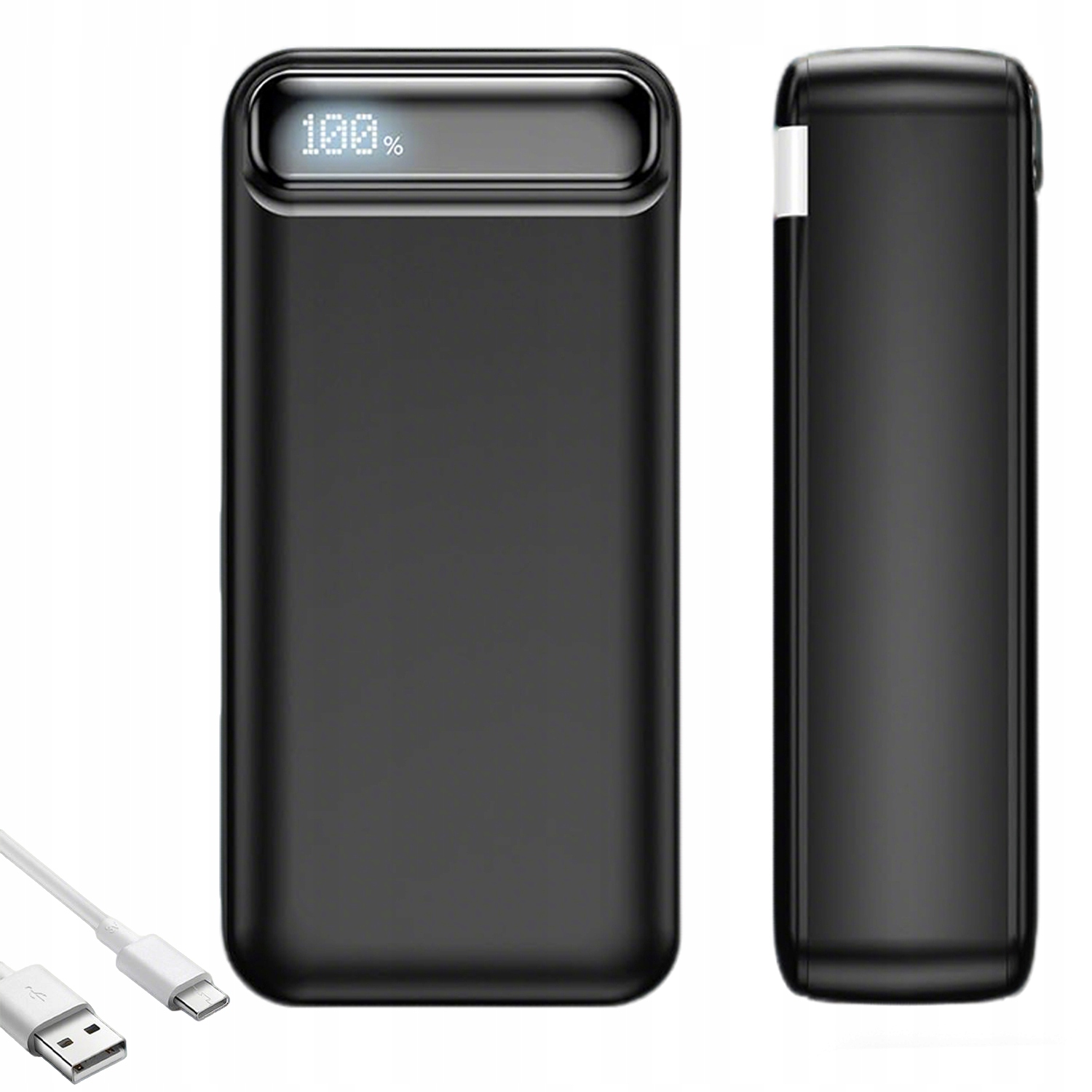 Powerbank O Dużej Pojemności 50000mAh Przenośny Czarny Z 3 Wyjściami
