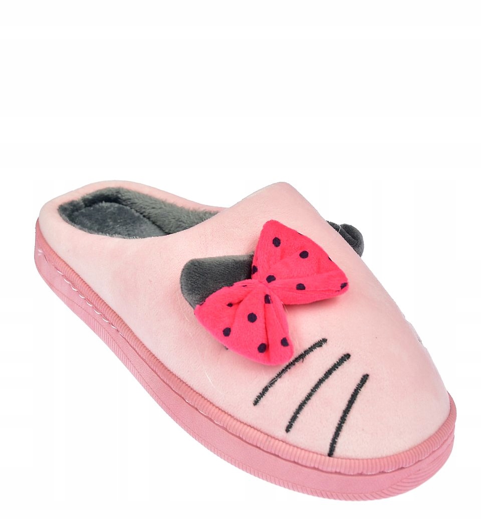 

Kapcie zwierzaki pluszowe pantofle KP12C pink 31