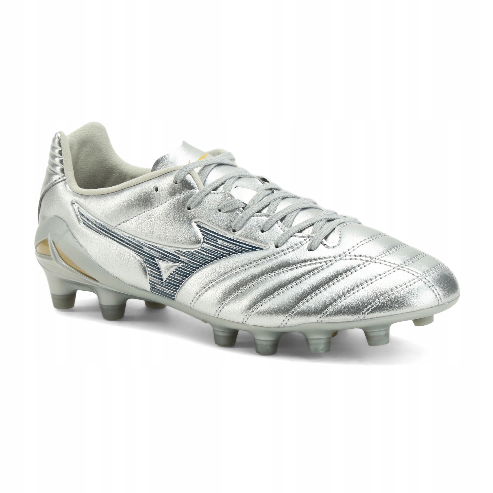 Buty piłkarskie męskie Mizuno Monarcida Neo III Pro Md galaxy silver/8605 c