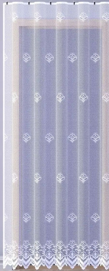 Mg Záclona 603/075 Bílá 400x230 cm Hotová obšitá Bt