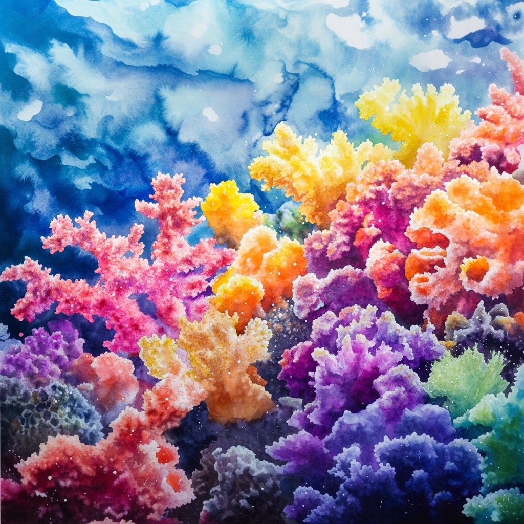Obraz Na Plátně Canvas Příroda Korálový Útes Podvodní Život 80x80
