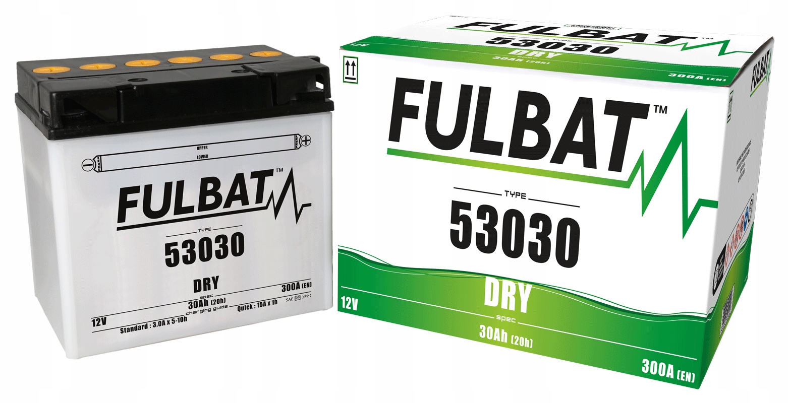 Akumulátor Fulbat Ful Dry 53030 (suchý, obsluhovaný, kyselina součástí balení)