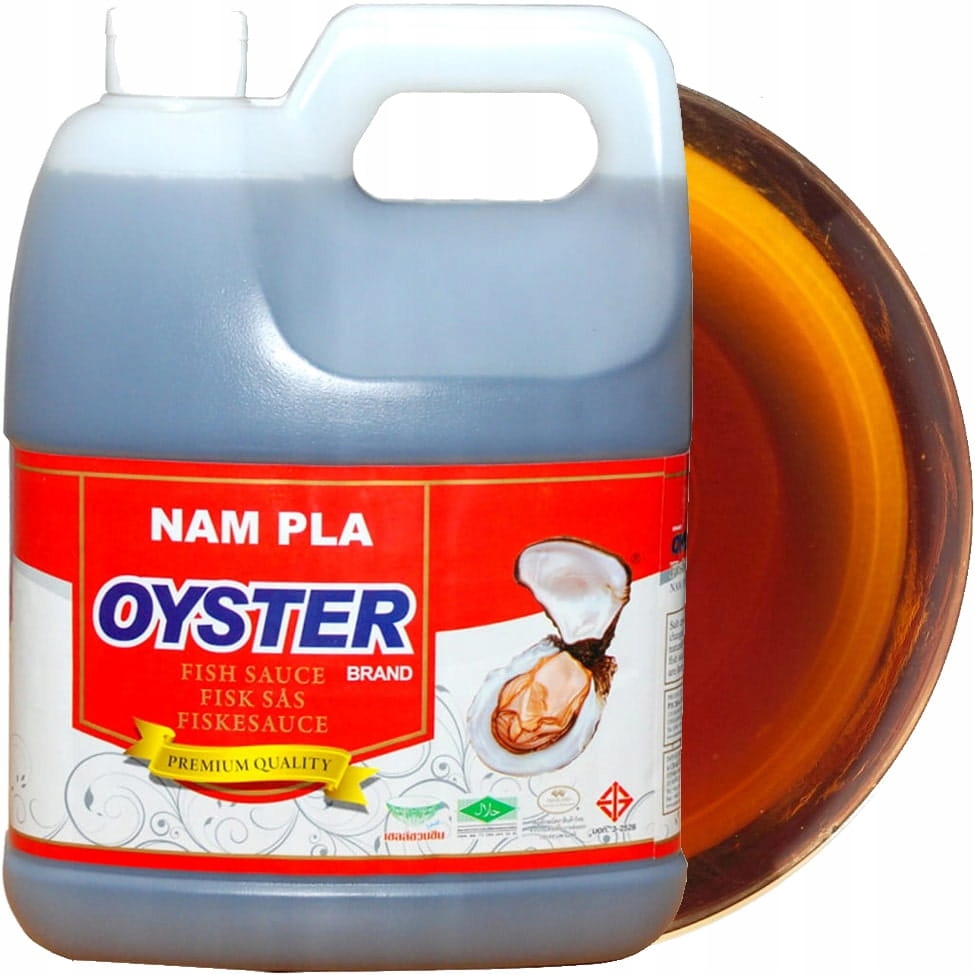 Levně Thajská Omáčka Rybí s Anchois Ryby Slaný Fish Sauce 4500ml 4,5L Oyster Brand