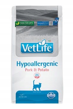 Levně Vet Life Natural Cat Hypo Pork & Potato 1,5kg
