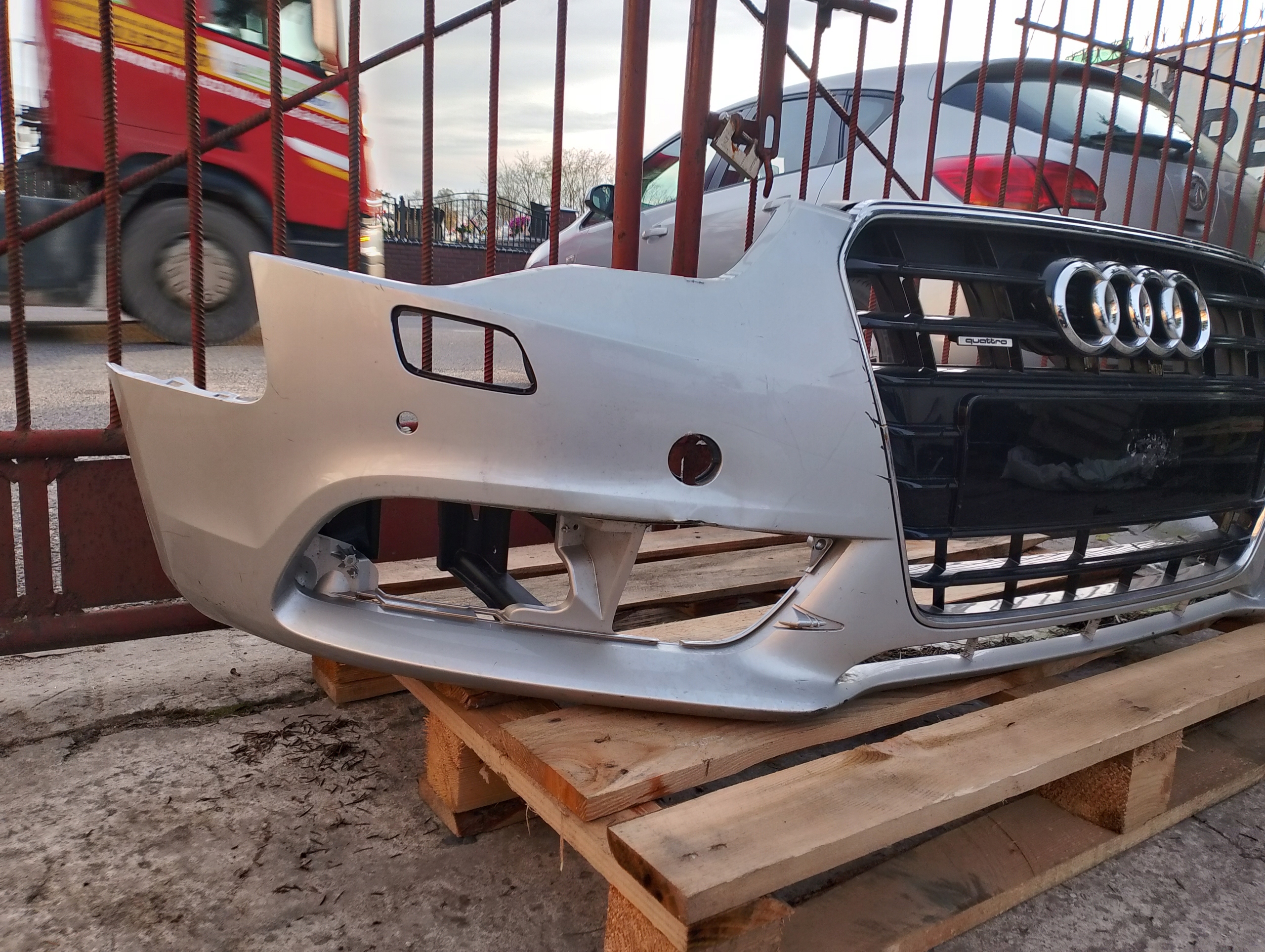 bumper front front AUDI A5 8T PRZEDLIFT XENON PDC