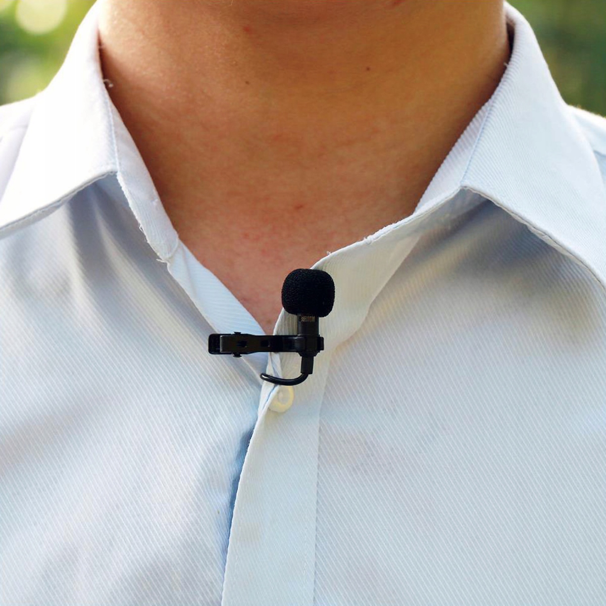 Pojedynczy pojemnościowy mikrofon krawatowy AriMic S-1,5m Model S-1,5m