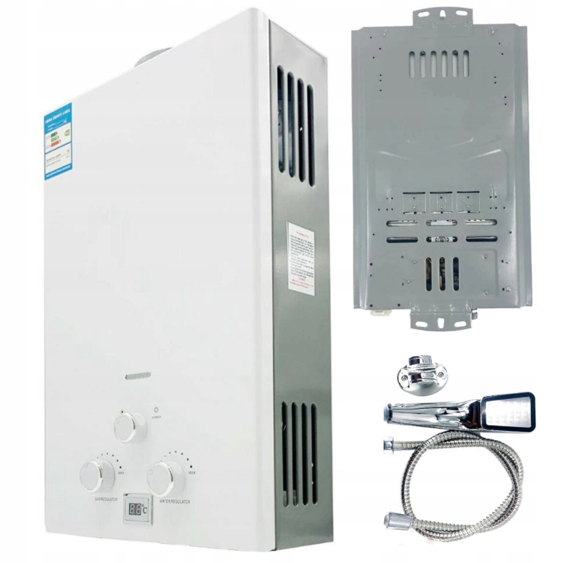 PRZEPŁYWOWY GAZOWY Podgrzewacz WODY 18L 36kW LPG