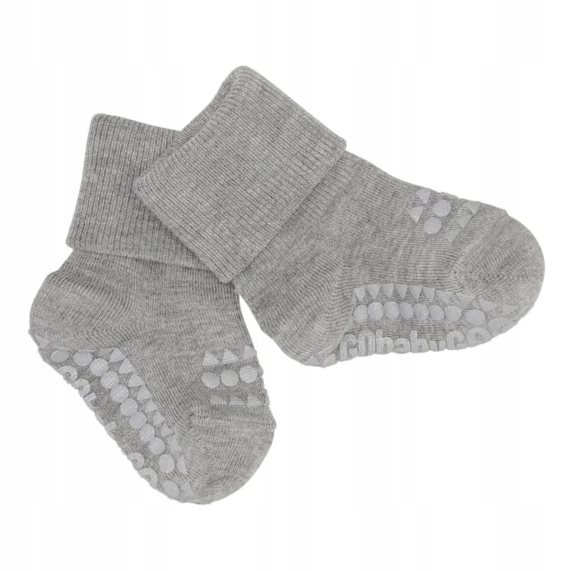 

GoBabyGo antypoślizgowe skarpetki Grey Melange 6m+