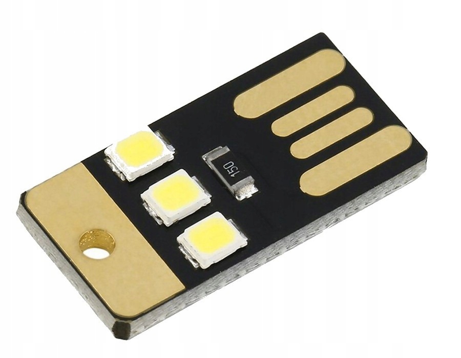 678 Mini lampka LED 3 diody USB typu A