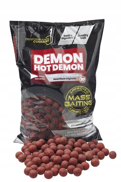 Kulki Proteinowe Starbaits 20mm 3kg Hot Demon Mass Baiting