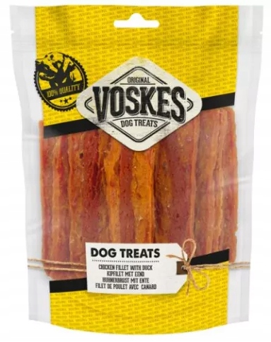 Levně Voskes Pamlsky pro psy Filé Kachna a Kuře pamlsek