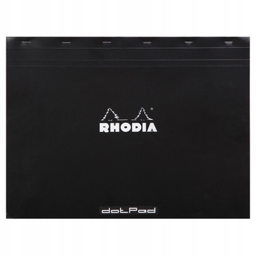 Notes w kropki dotPad - Rhodia - czarny, A3+