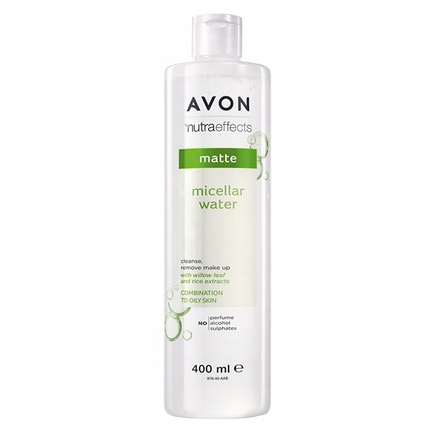 AVON Nutra Effects płyn micelarny MATTE 400 ml