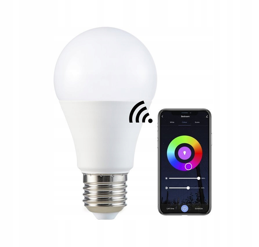 

Mocna Żarówka Led A60 10W E27 Wi-Fi Tuya Smart