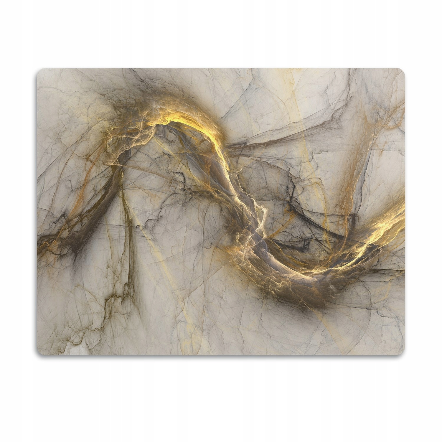 Levně Voděodolná podložka pod misku Zlatý mramor 90x60 cm