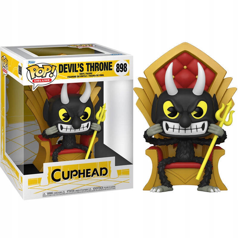 Figurka Funko Pop! Deluxe Cuphead S3 Ďábel na křesle