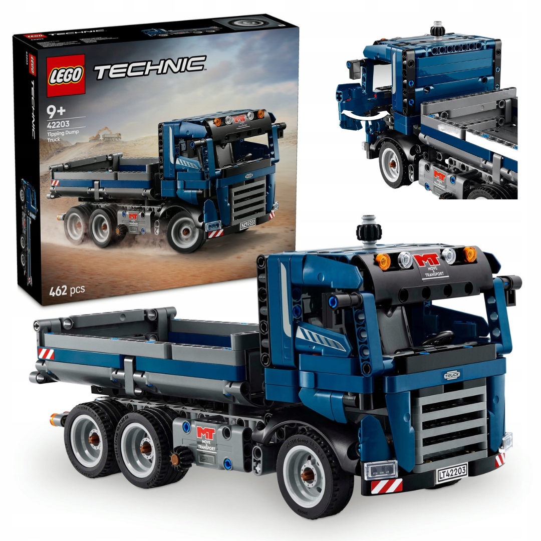 Lego Technic 42203 Sklápěč s naklápěcí převodovkou
