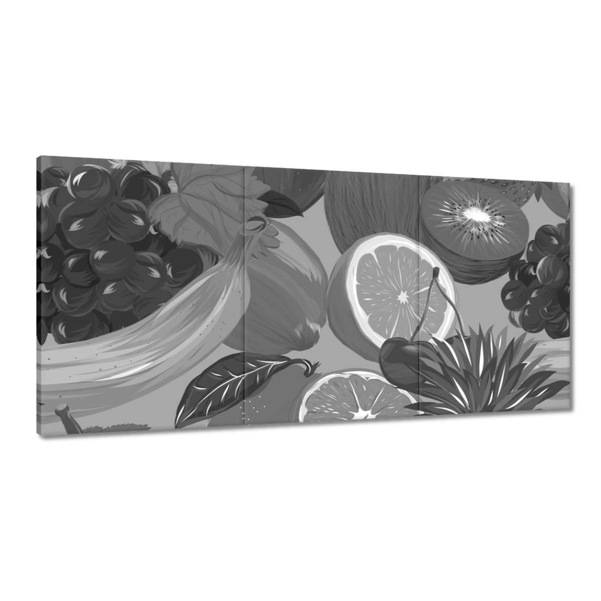 Obrazy 180x90 Citrusová šedá Ovocie