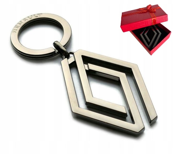 Brelok Nowe Logo Renault Metal 7711948890 Pudełko