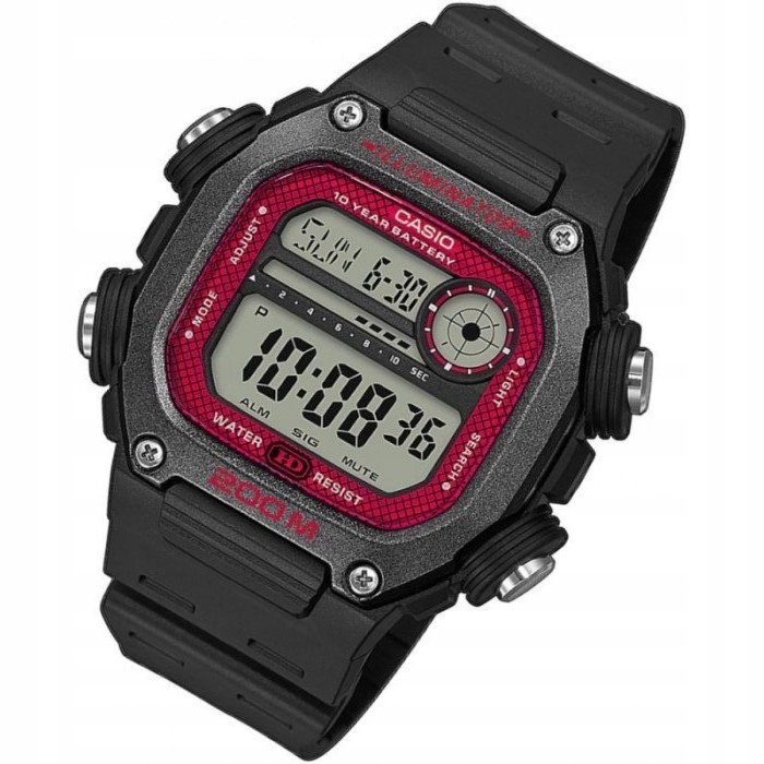 

Oryginalny Meski Zegare Casio DW-291H-1BVEF WR200