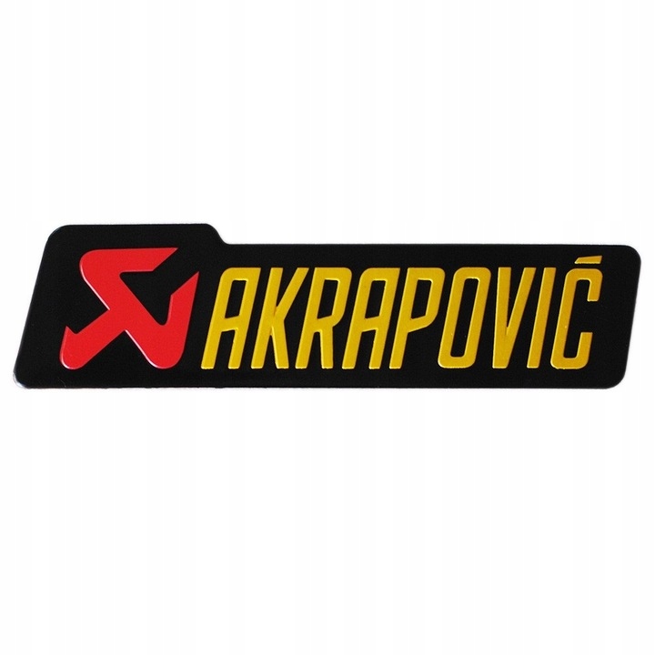 AKRAPOVIC НАКЛЕЙКА выхлопной трубы глушителя, НОВАЯ ОРИГИНАЛ