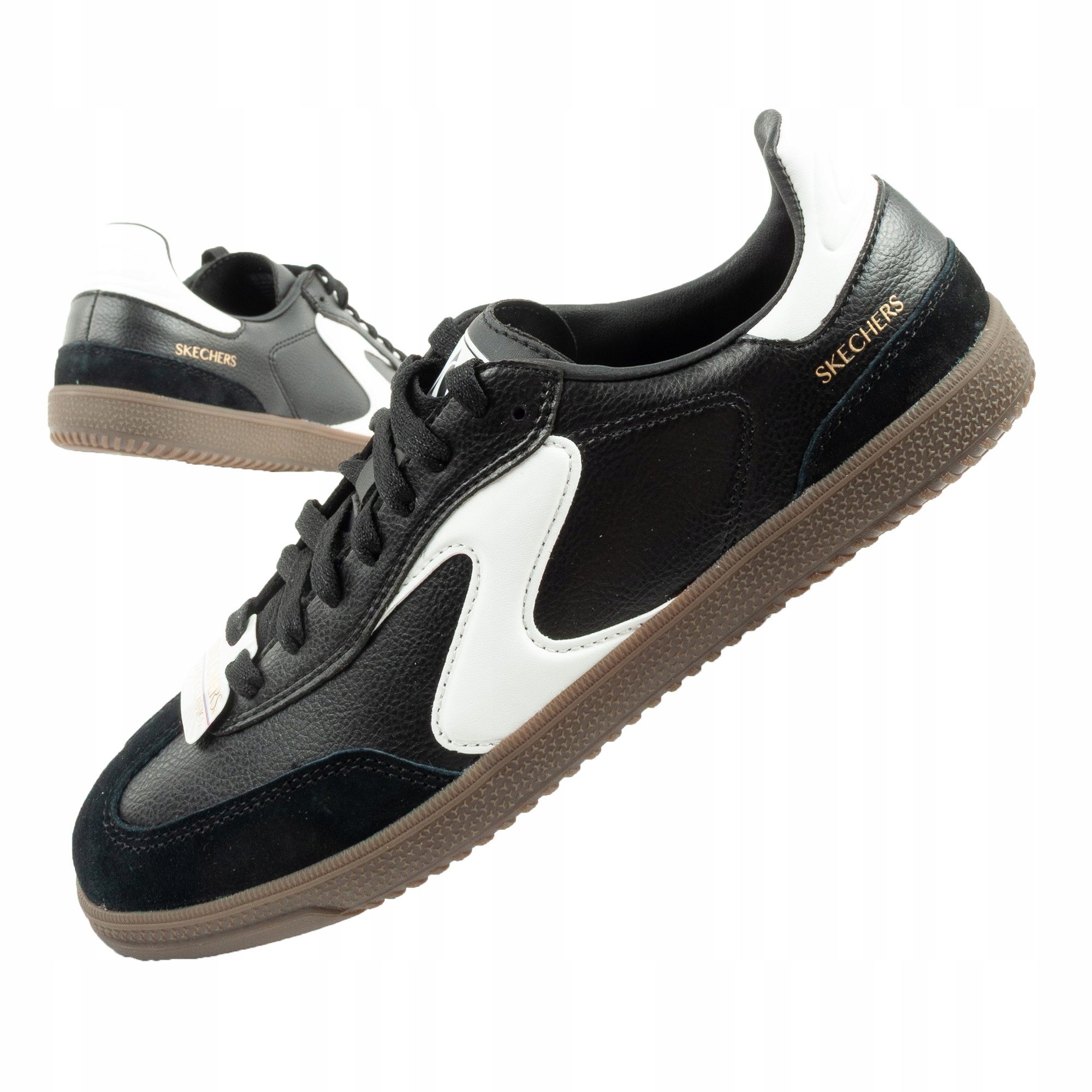 Dámské sportovní tenisky Skechers Kickoff, velikost vel., černé kožené