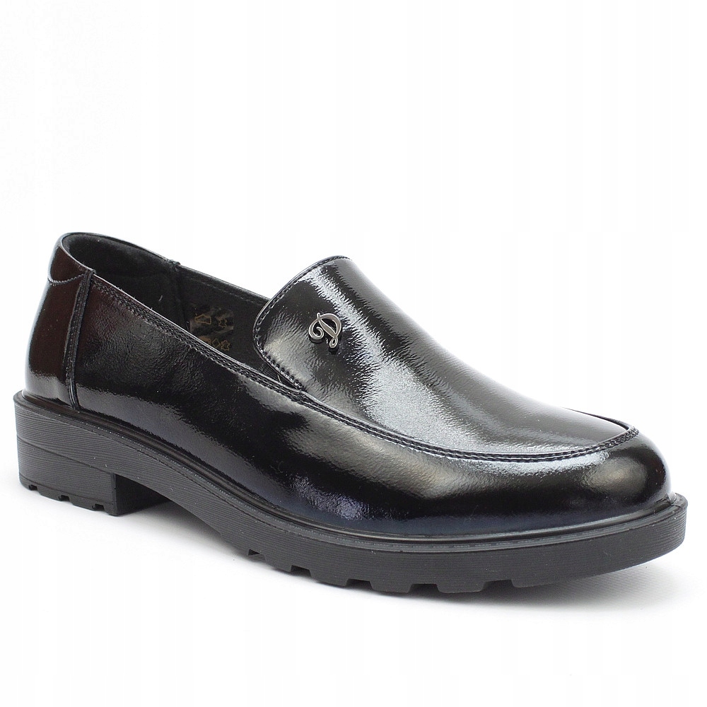 Mocasíny Loretta Vitale W9940 Černé Kožené vel. 41