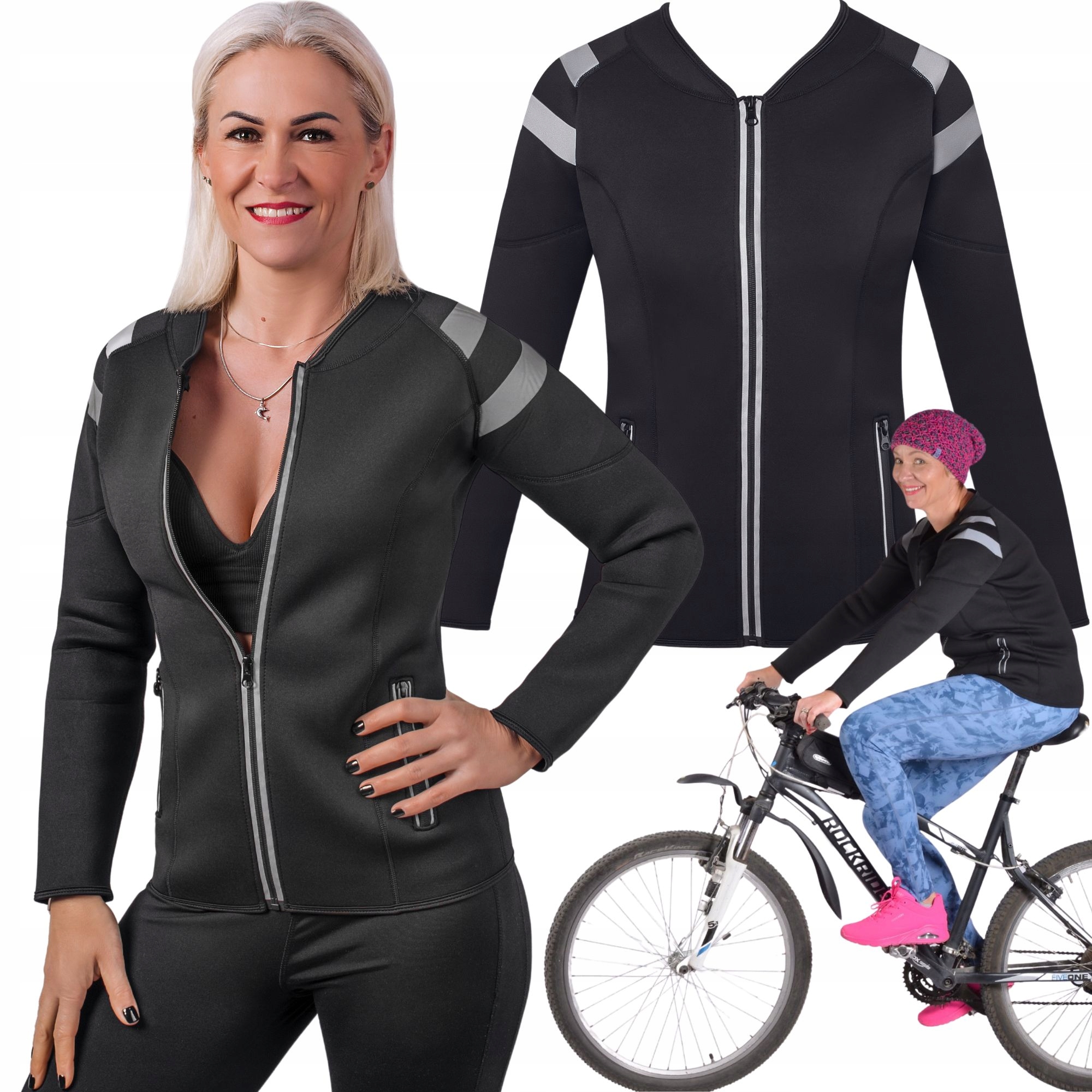 Dámské Tričko S Dlouhým Rukávem S Profilovanými Reflexními Prvky Pro Trénink