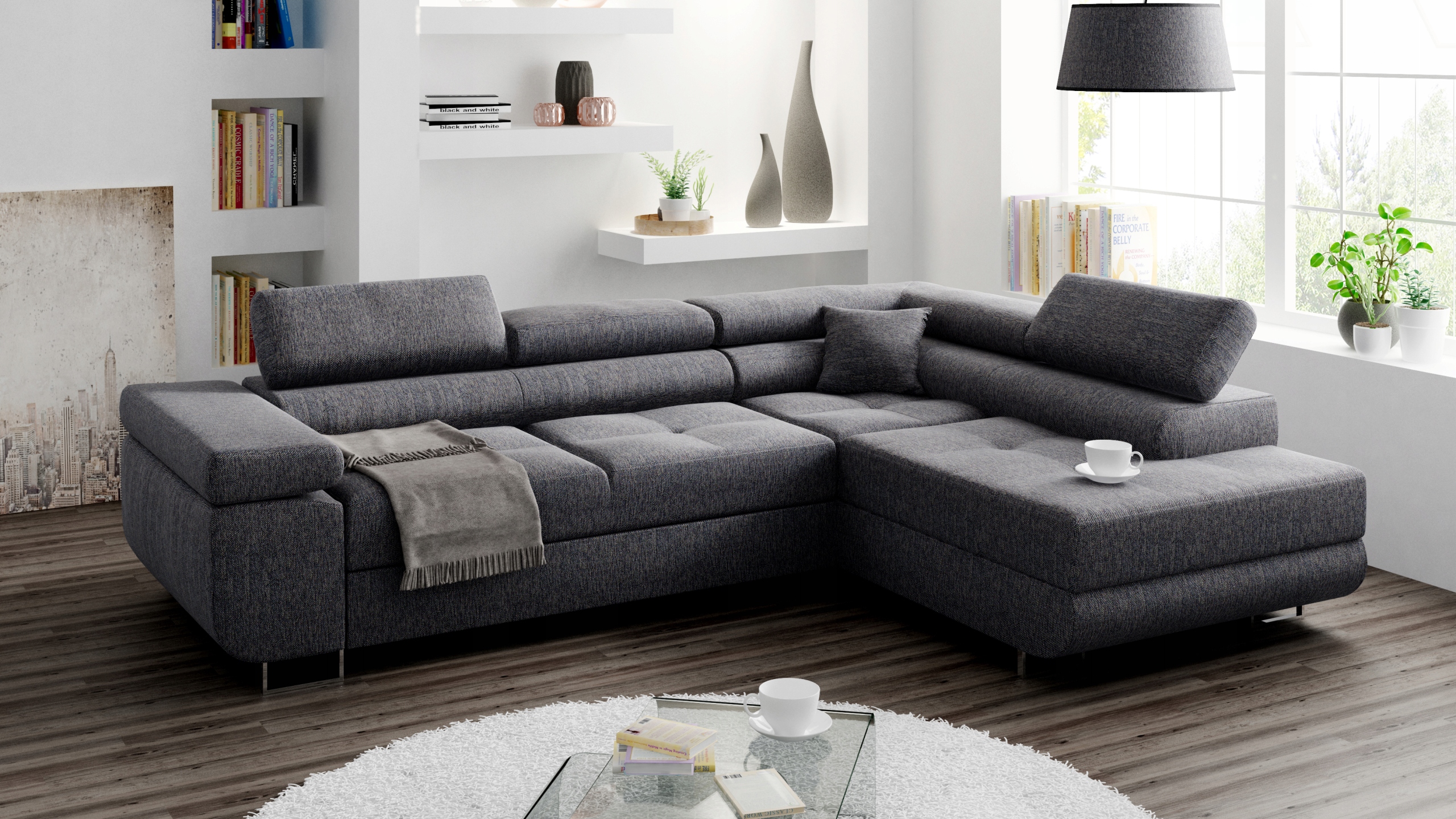 Narożnik MIAMI rogówka RUCHOME ZAGŁÓWKI sofa Kod producenta 116