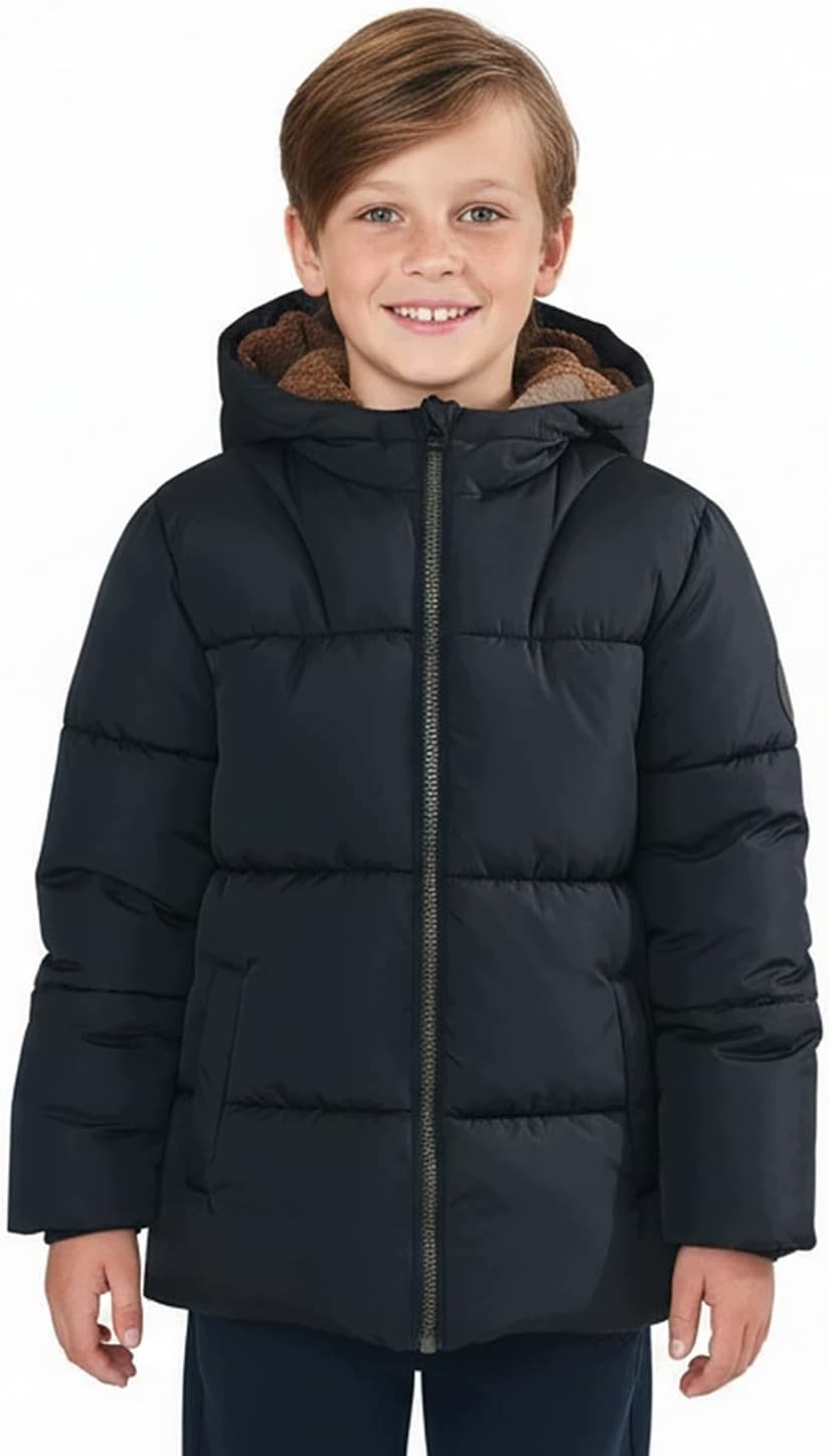 Zimní Bunda Puffer prošívaná, teplá, voděodolná, černá 110